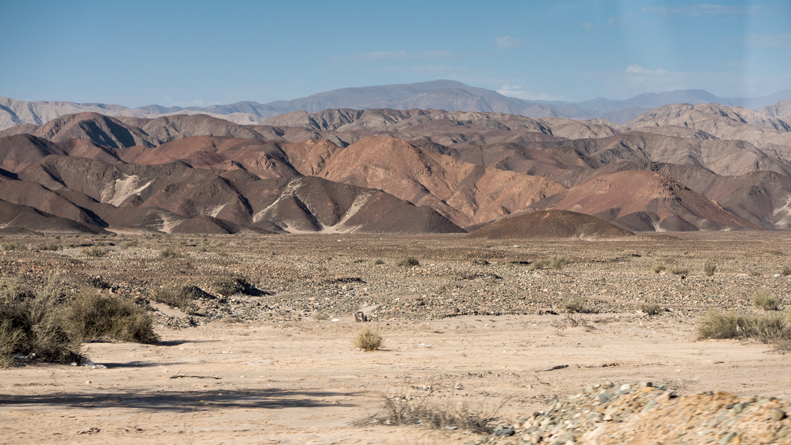 Paysage pré-andin proche de Nazca.