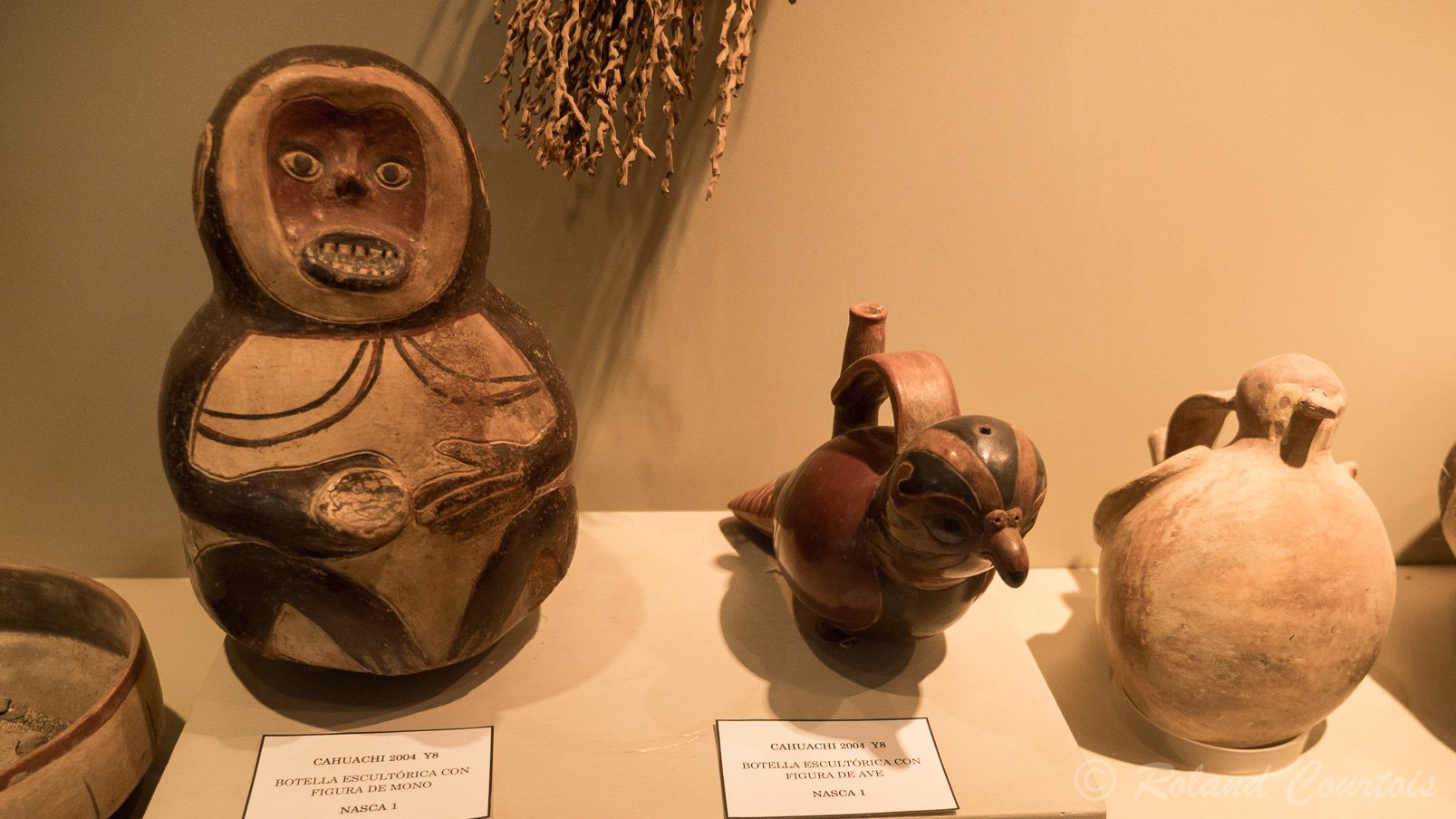 Musée Antonini de Nazca expose le fruit des fouilles sur le site de Cahuachi.