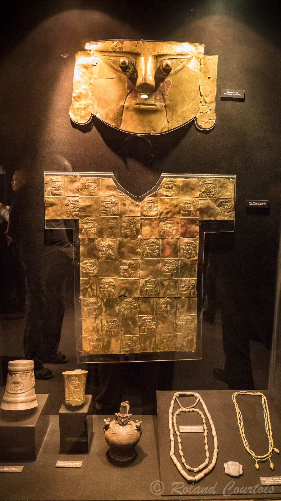 Musée Archéologique du Pérou, Masque d'Or.