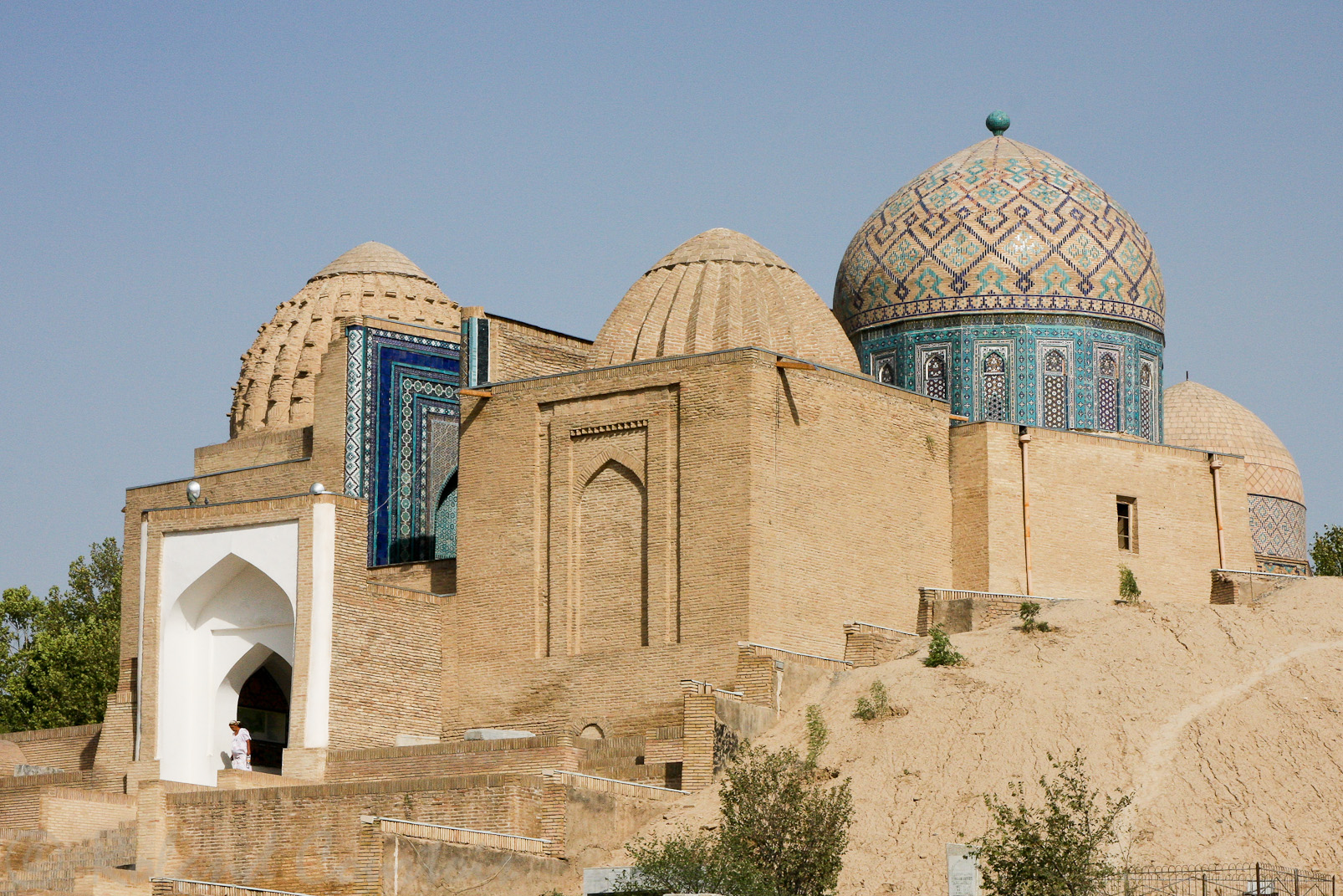 Nécropole Chah-i-Zinda, ici sont concentrées toutes les expériences architecturales des 14ème et 15ème siècles.